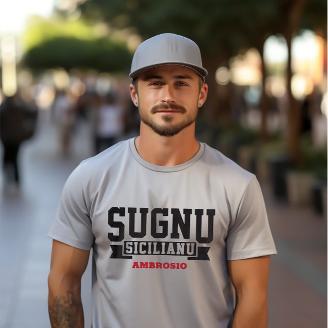 Camiseta Sugnu Sicilianu Soy Siciliano Italiano (Subido por el creador)