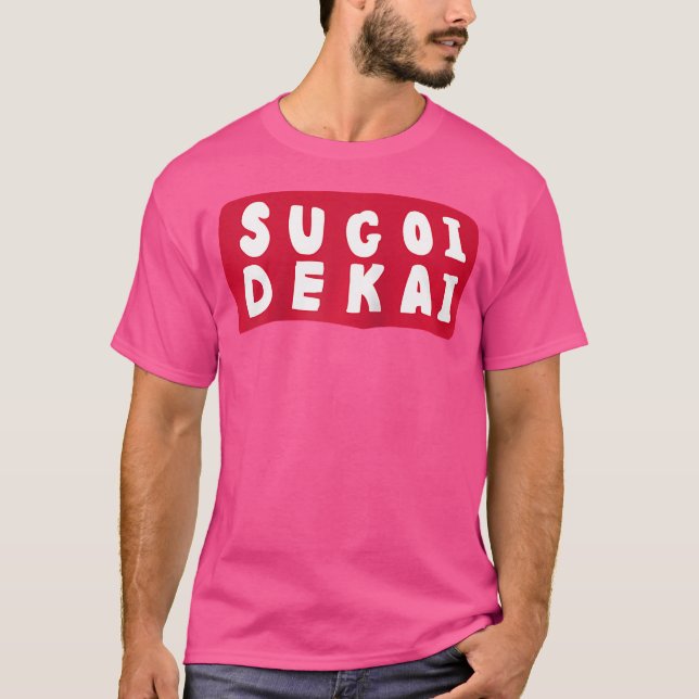 Camiseta Sugoi Dekai Anime Cosplay 	 Baseball (Anverso)