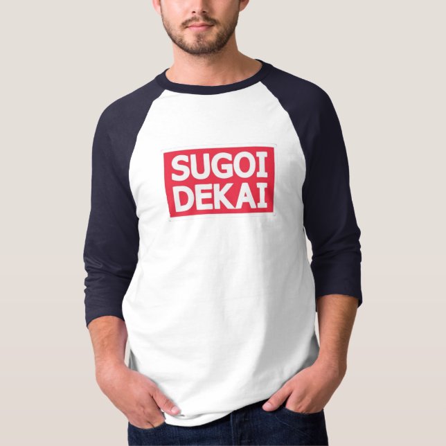Camiseta Sugoi Sekai (Anverso)