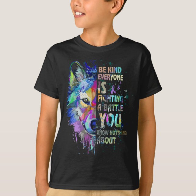 Camiseta Suicide Awareness Be Kind Everyone Is Fighting A T (Anverso)