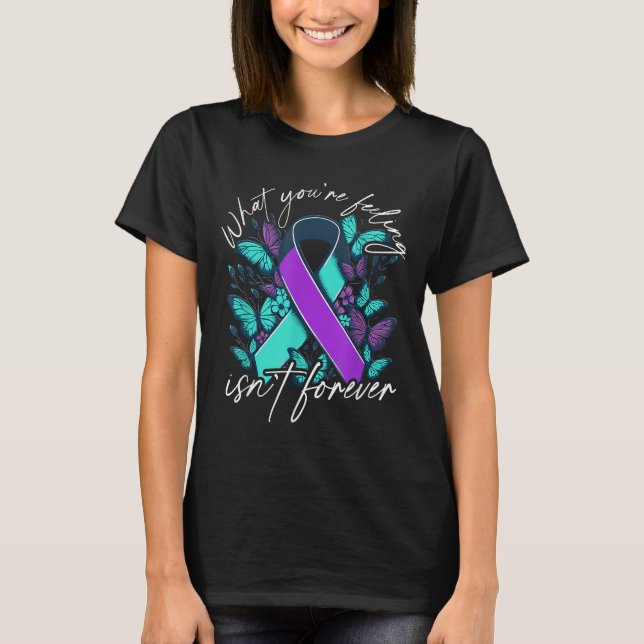 Camiseta Suicide Awareness Suicide Prevention Suprt Survivo (Anverso)