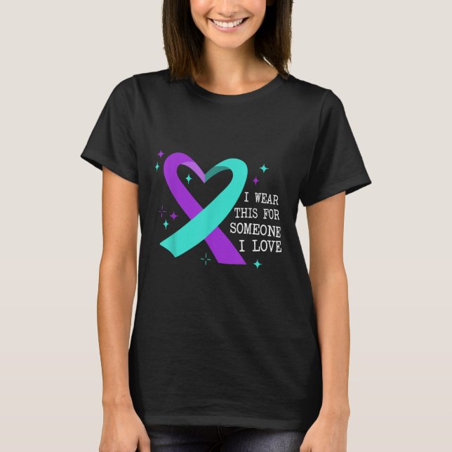 Camiseta Suicide Awareness Suicide Prevention Suprt Survivo (Anverso)