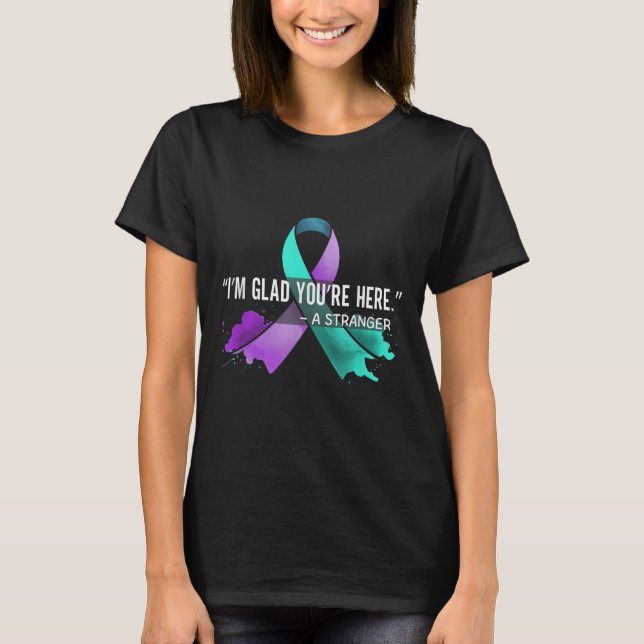 Camiseta Suicide Awareness Suicide Prevention Suprt Survivo (Anverso)