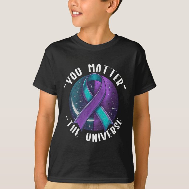 Camiseta Suicide Awareness Suicide Prevention Suprt Survivo (Anverso)