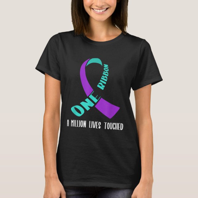 Camiseta Suicide Awareness Suicide Prevention Suprt Survivo (Anverso)