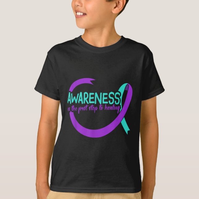 Camiseta Suicide Awareness Suicide Prevention Suprt Survivo (Anverso)