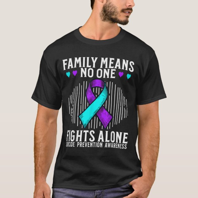 Camiseta Suicide Awareness Suprt Suicide Prevention Awarene (Anverso)