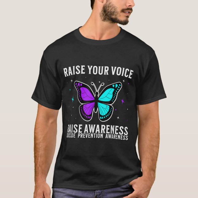 Camiseta Suicide Awareness Suprt Suicide Prevention Awarene (Anverso)
