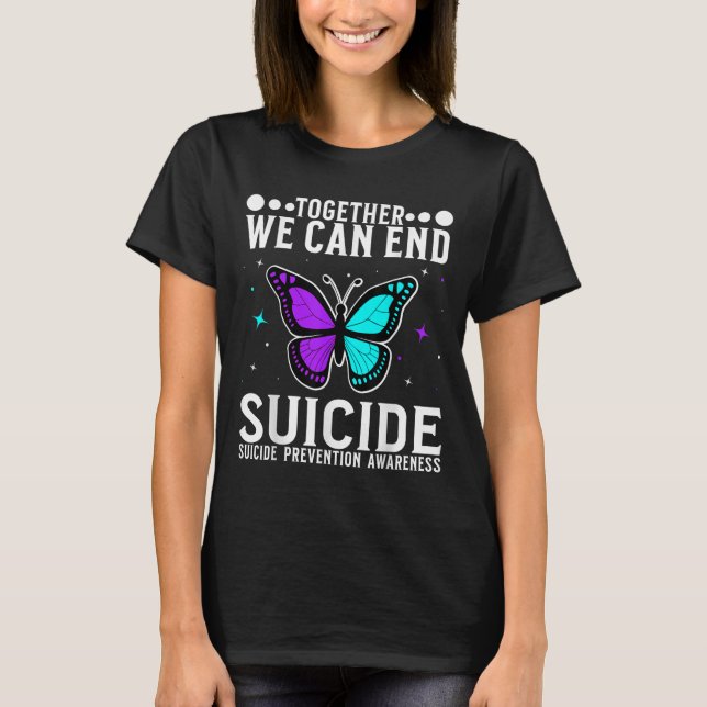Camiseta Suicide Awareness Suprt Suicide Prevention Awarene (Anverso)