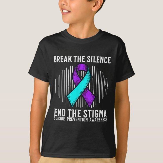 Camiseta Suicide Awareness Suprt Suicide Prevention Awarene (Anverso)