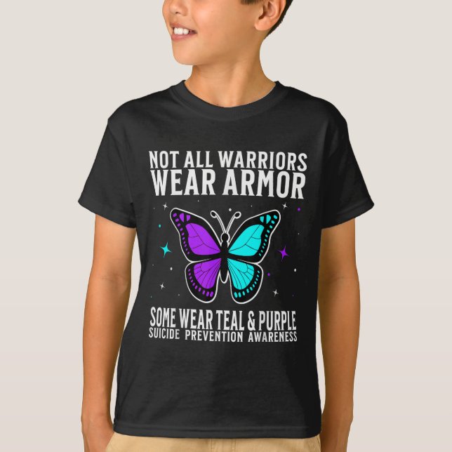 Camiseta Suicide Awareness Warrior Suicide Prevention Aware (Anverso)