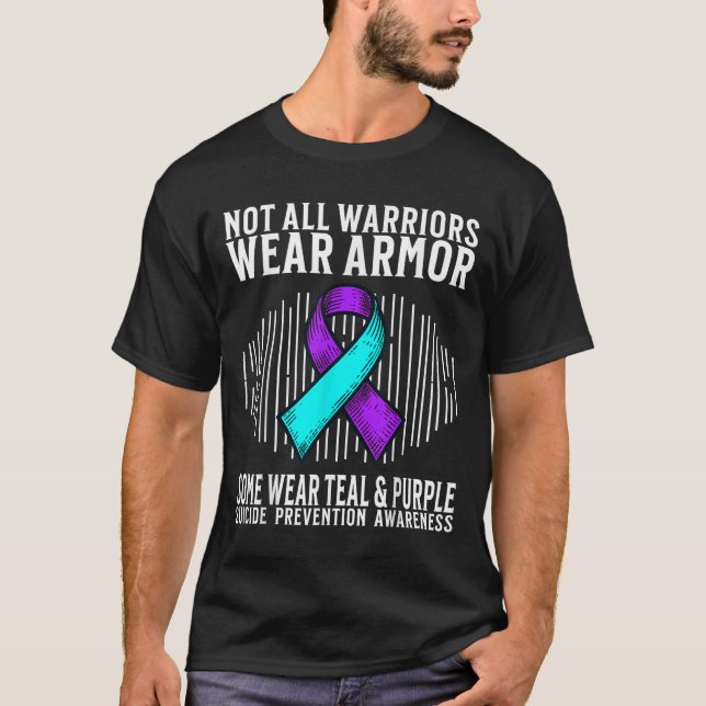 Camiseta Suicide Awareness Warrior Suicide Prevention Aware (Anverso)