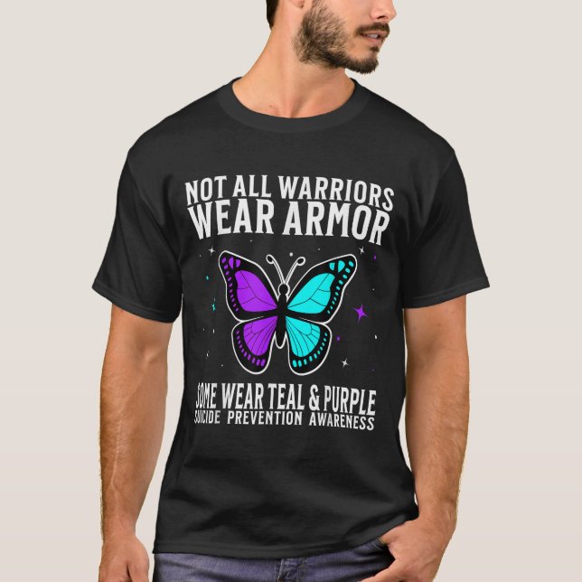 Camiseta Suicide Awareness Warrior Suicide Prevention Aware (Anverso)