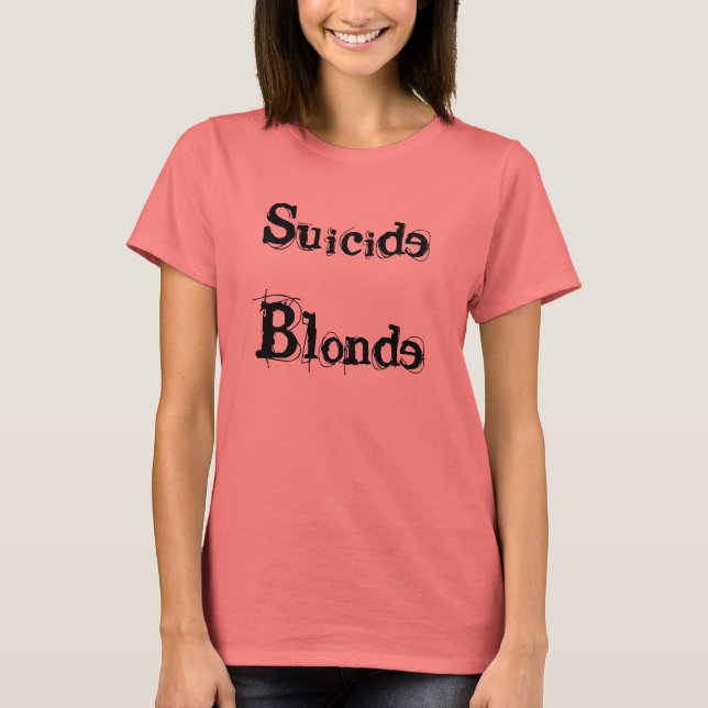 Camiseta Suicide Blonde (Anverso)
