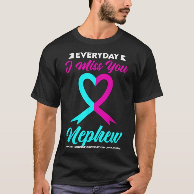 Camiseta Suicide Prevention Awareness Aunts  (Anverso)