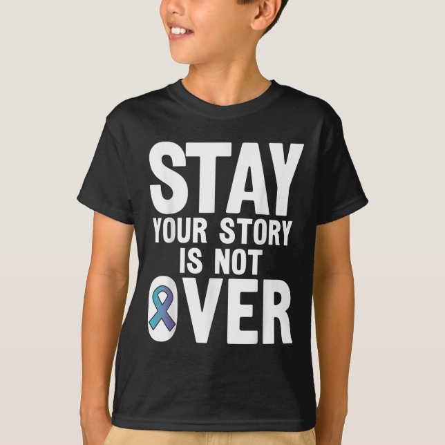 Camiseta Suicide Prevention Your Story _ I For Suprters  (Anverso)