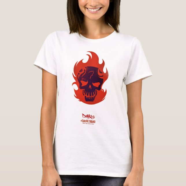 Camiseta Suicide Squad | Diablo Head Icon (Anverso)