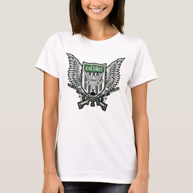 Camiseta Suicide Squad | Rick Flag Winged Crest Tattoo Art (Anverso)