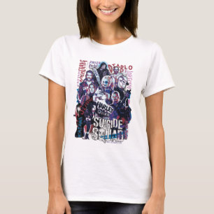 Camiseta Suicide Squad   Task Force X Typography Photo