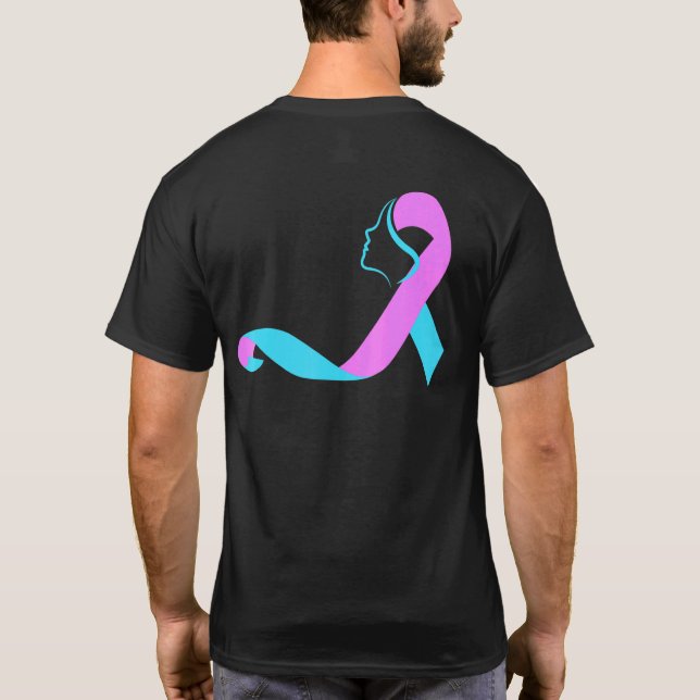 Camiseta Suicide Survivor Ribbon Awareness Prevention Month (Reverso)