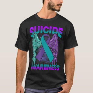 Camiseta Suicidio Concienciación Suicida Vestimenta Cinta S