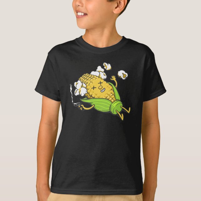 Camiseta Suicidio de maíz lindo bebé Chica Halloween 2023 (Anverso)