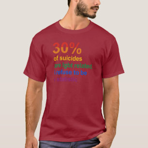 Camiseta Suicidio gay - me niego a ser una estadística