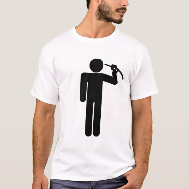 Camiseta Suicidio por el aceite (Anverso)