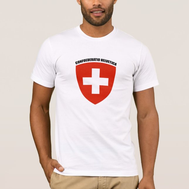 Camiseta Suisse: Confoederatio Helvética (Anverso)