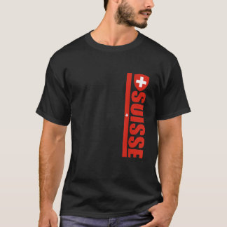 Camiseta Suisse Football Tee Bandera Suiza De Souvenir De S