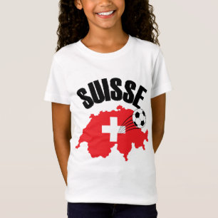 Camiseta Suisse Suiza Map Swiss Soccer