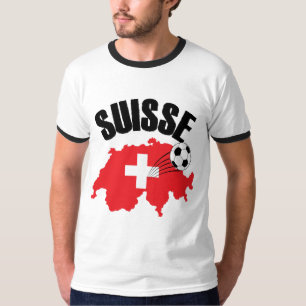 Camiseta Suisse Suiza Map Swiss Soccer