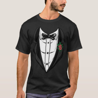 Camiseta Suit Tie Boda Groom Ceremonia de bachiller primo n