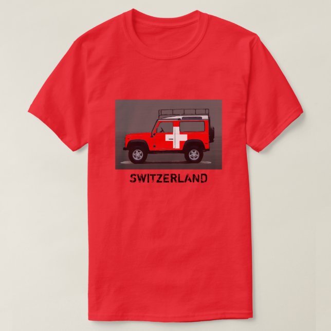 CAMISETA SUIZA (Diseño del anverso)