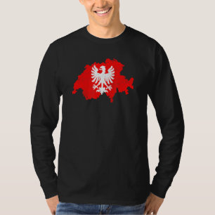 Camiseta Suiza Águila Bandera Suiza Europa