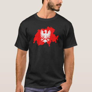 Camiseta Suiza Águila Bandera Suiza Europa