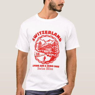 Camiseta Suiza: aire alpino y cero preocupaciones