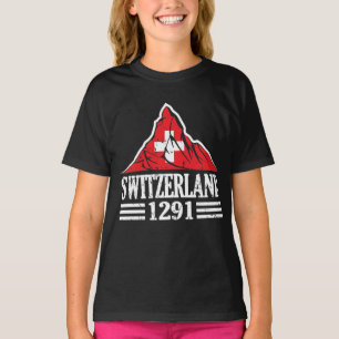 Camiseta Suiza Bandera Matterhorn desde 1291