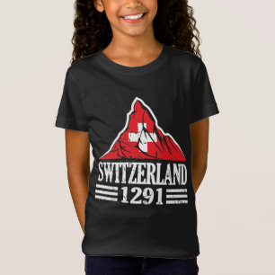 Camiseta Suiza Bandera Matterhorn desde 1291