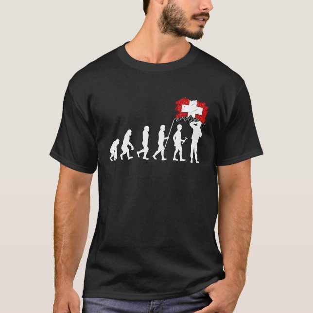 Camiseta Suiza Bandera suiza Los hijos de las mujeres en el (Anverso)