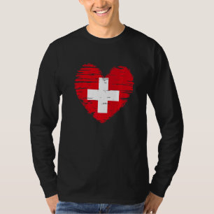Camiseta Suiza Bandera suiza Orgullo suizo