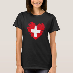 Camiseta Suiza Bandera suiza Orgullo suizo