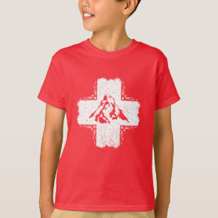 Camiseta Suiza - Camiseta con bandera suiza
