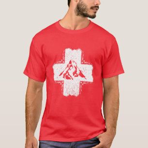 Camiseta Suiza - Camiseta con bandera suiza