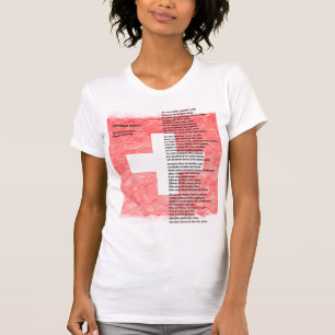 Camiseta Suiza: Cantique suisse