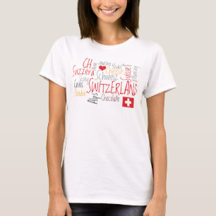 Camiseta Suiza día nacional 1 de agosto suizo