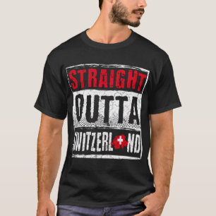 Camiseta Suiza directamente fuera de Suiza