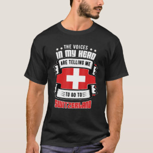 Camiseta Suiza En Mi Cabeza
