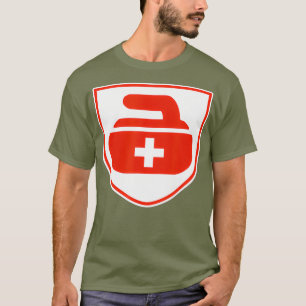 Camiseta Suiza frena deportes de piedra con bandera suiza