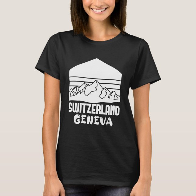 Camiseta Suiza Ginebra (Anverso)